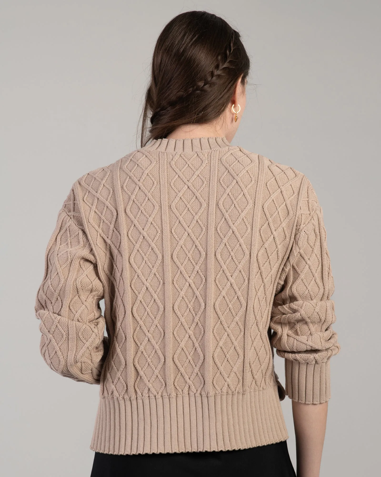 Cable Knit Crew