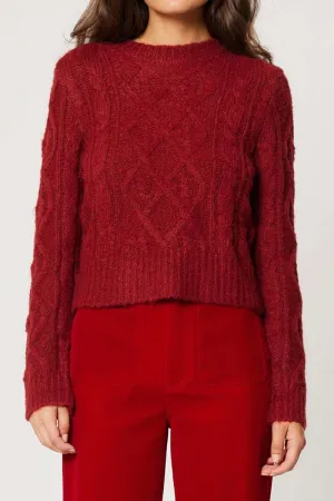 CABLE KNIT SWEATER