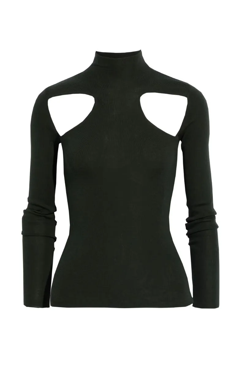 Cable Tie Sweater Black
