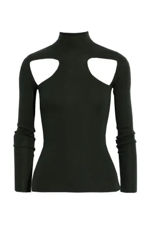 Cable Tie Sweater Black