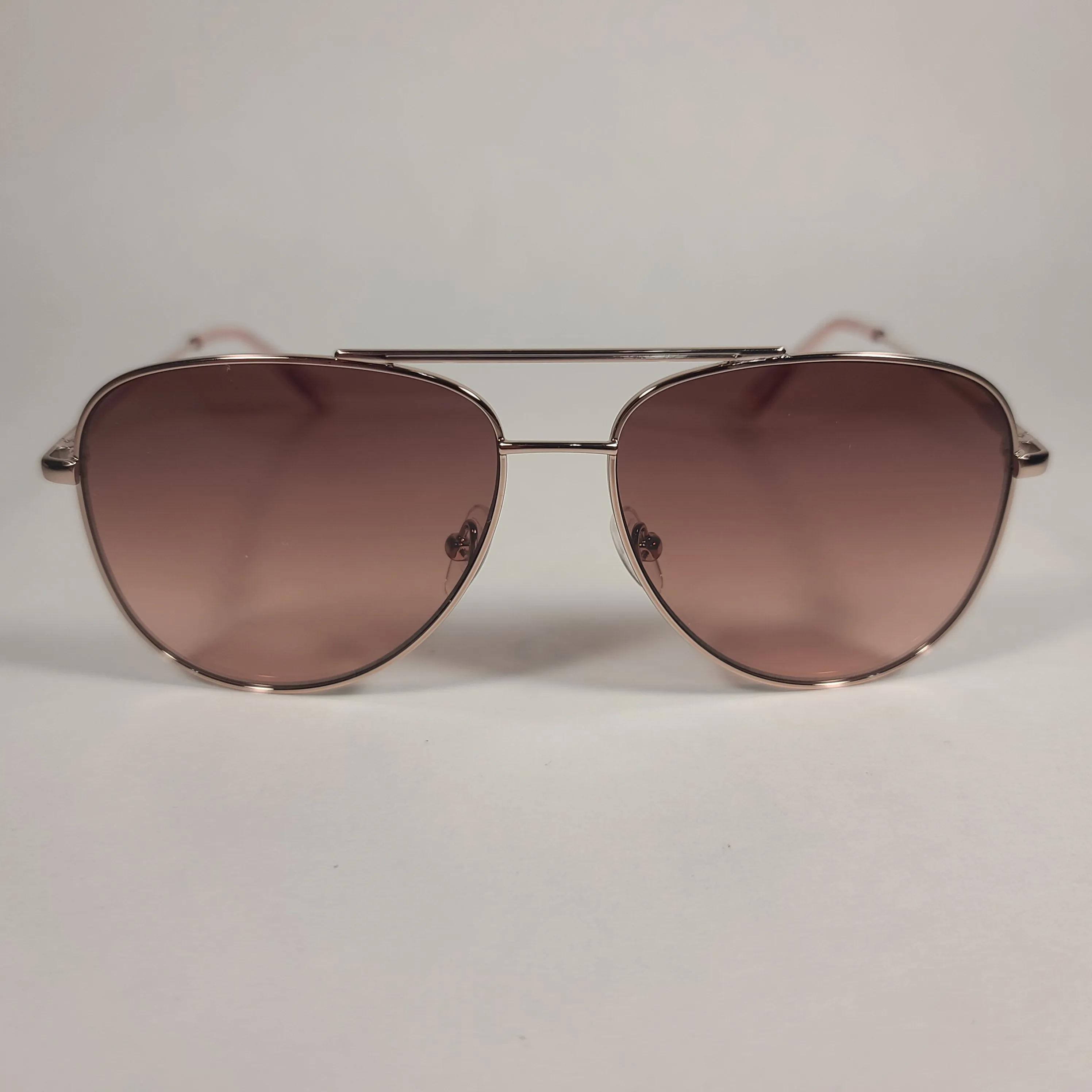 Calvin Klein Aviator Pilot Sunglasses CK19133S 780 Rose Gold Frame and Lens