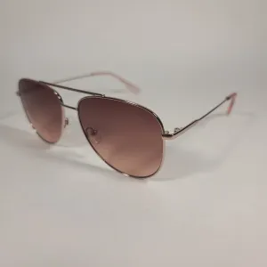 Calvin Klein Aviator Pilot Sunglasses CK19133S 780 Rose Gold Frame and Lens