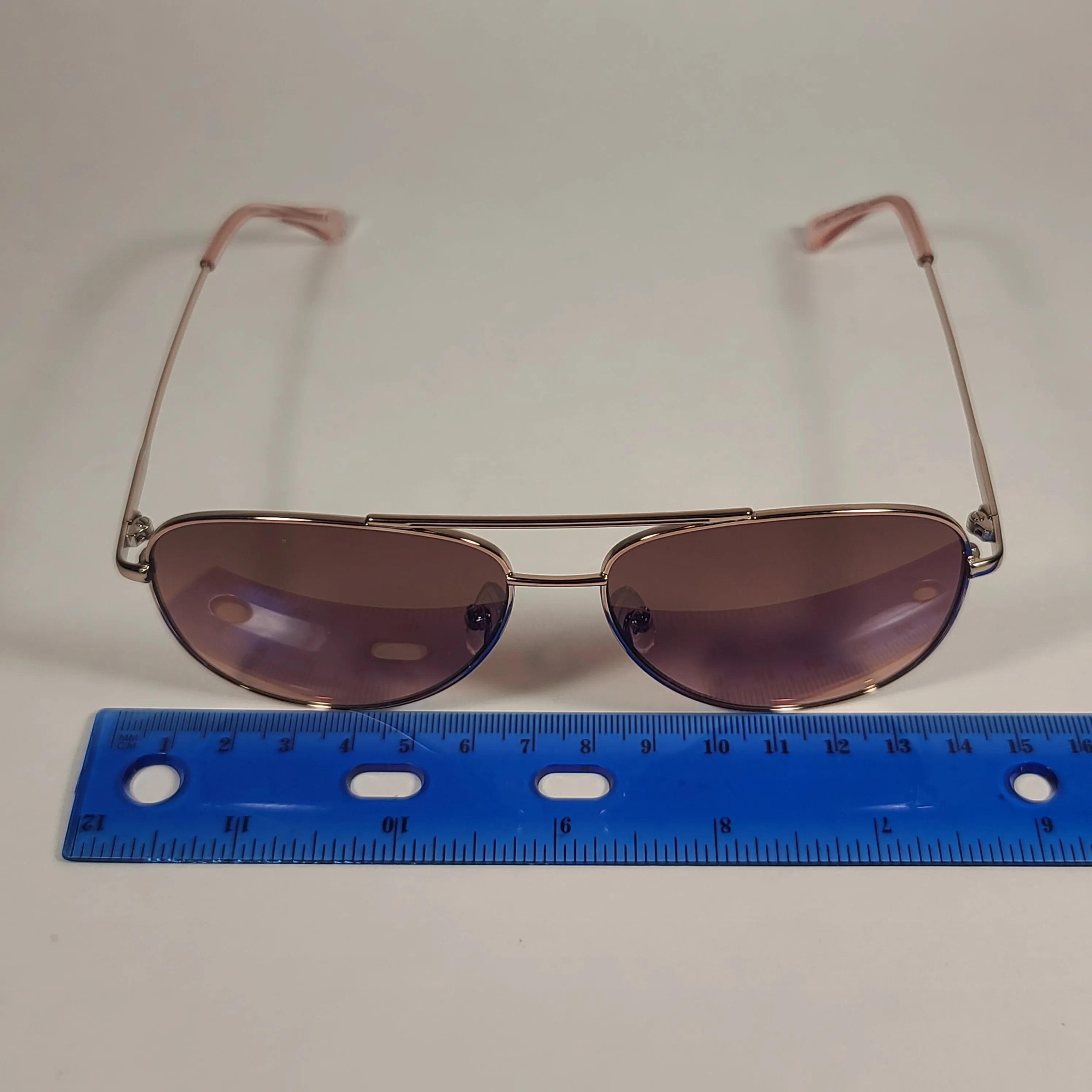 Calvin Klein Aviator Pilot Sunglasses CK19133S 780 Rose Gold Frame and Lens