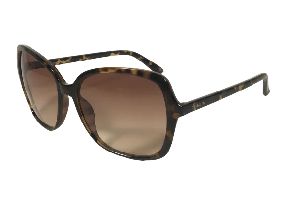 Calvin Klein Butterfly Sunglasses CK19561S 235 Brown Tortoise Frame Brown Gradient Lens