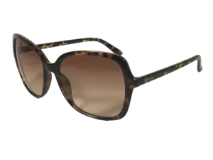 Calvin Klein Butterfly Sunglasses CK19561S 235 Brown Tortoise Frame Brown Gradient Lens