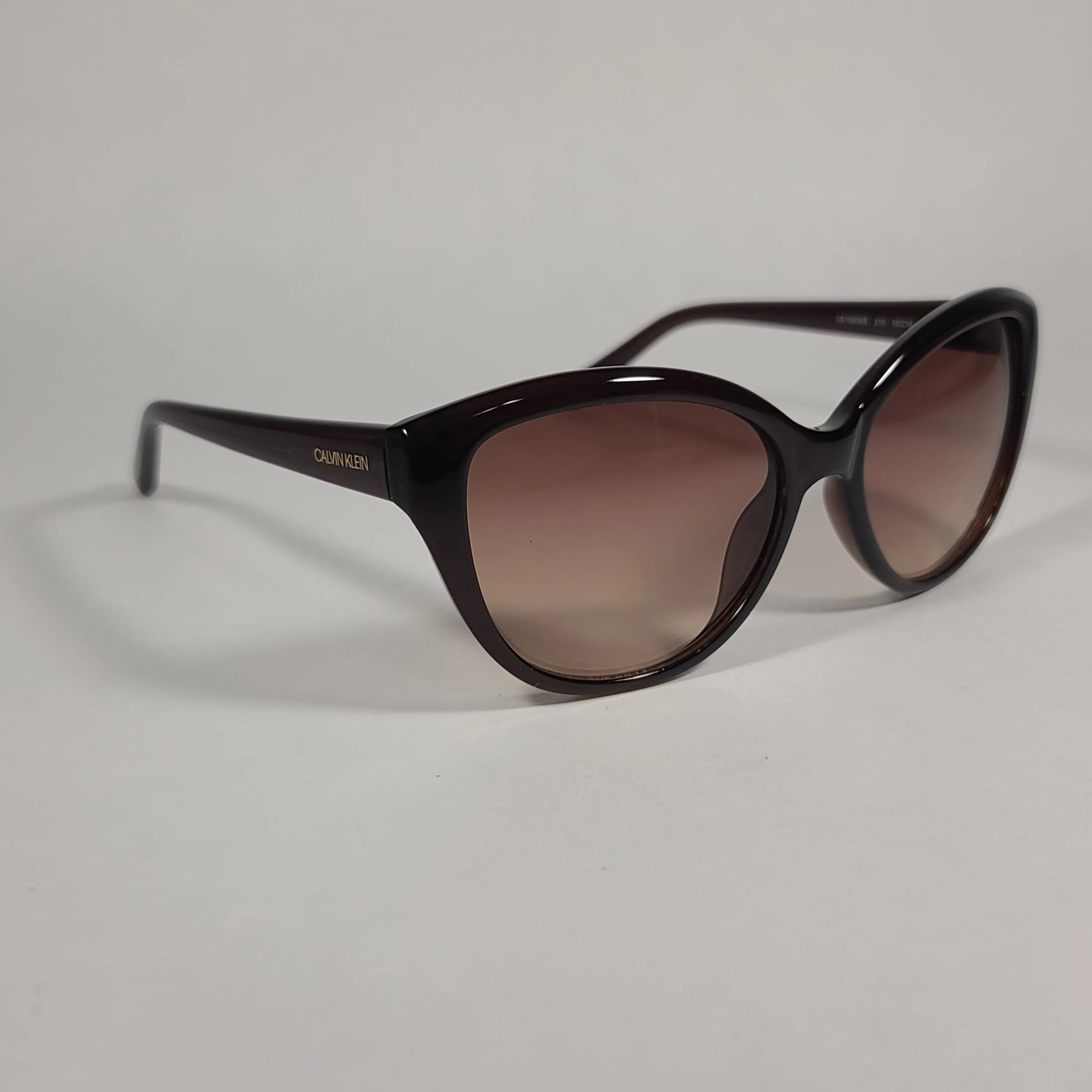 Calvin Klein Cat Eye Sunglasses CK19542S 210 Brown Frame Brown Gradient Lens