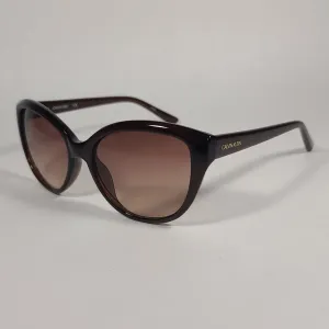 Calvin Klein Cat Eye Sunglasses CK19542S 210 Brown Frame Brown Gradient Lens