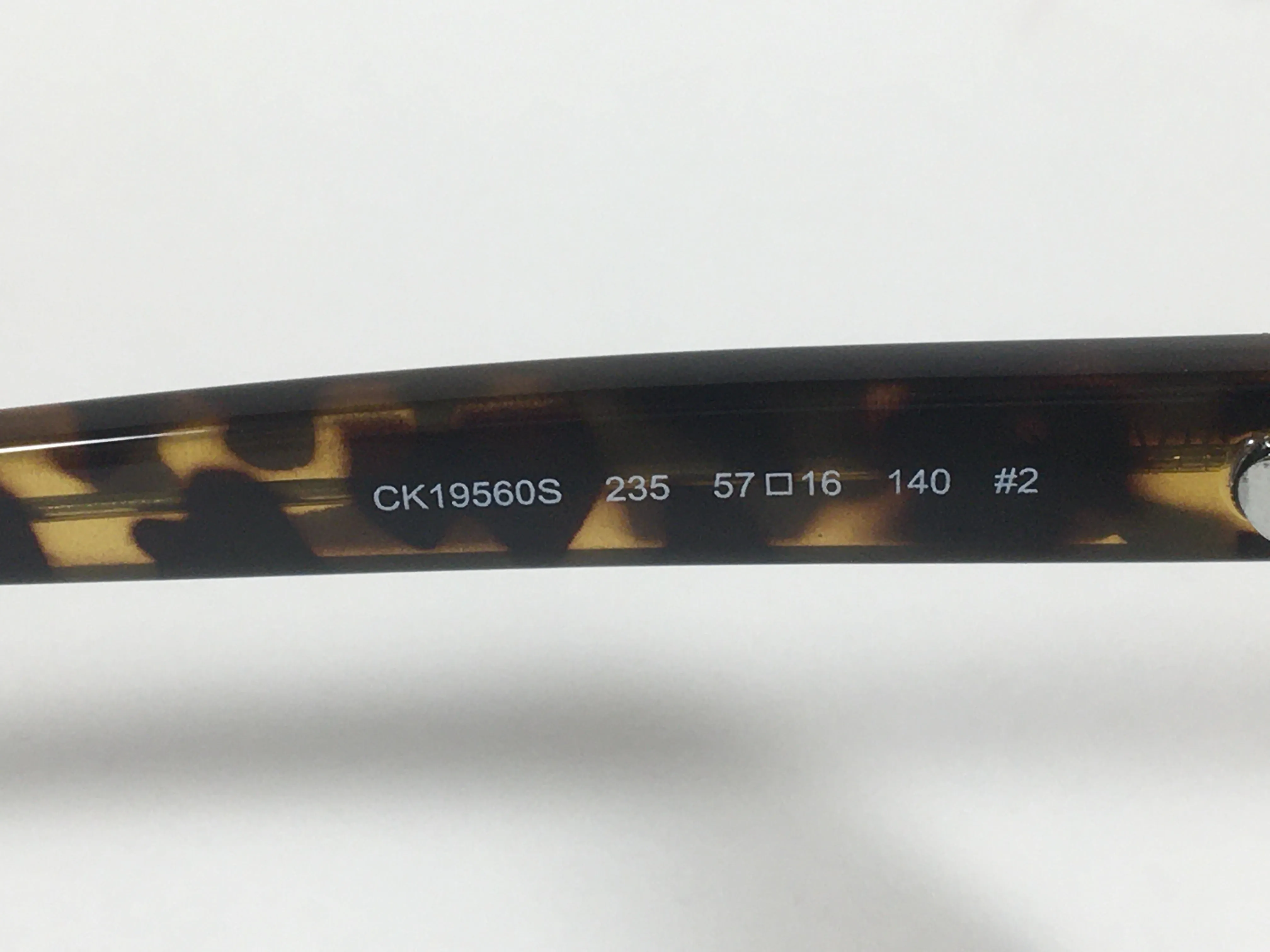 Calvin Klein Cat Eye Sunglasses CK19560S 235 Brown Tortoise Frame Brown Gradient Lens