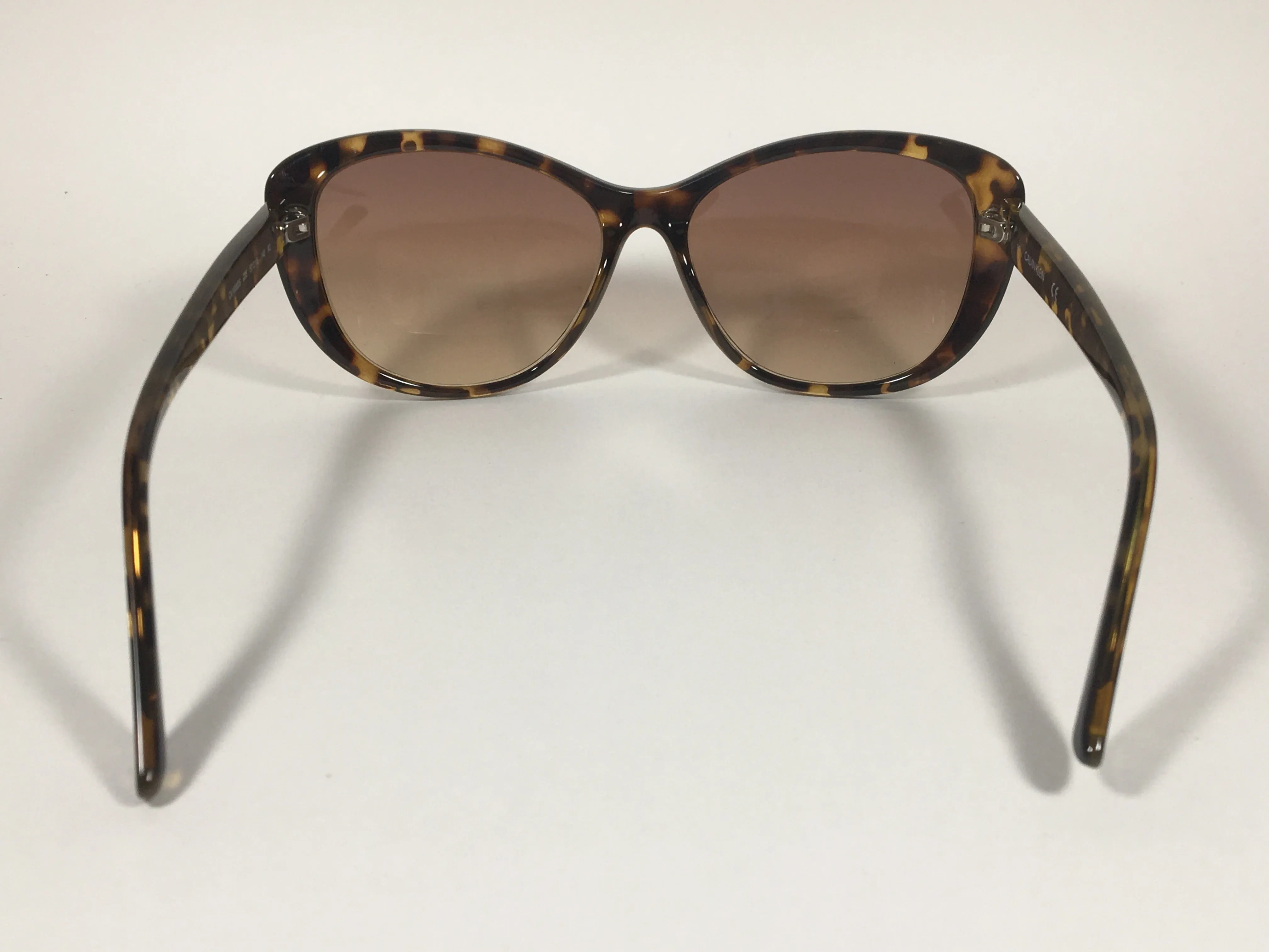 Calvin Klein Cat Eye Sunglasses CK19560S 235 Brown Tortoise Frame Brown Gradient Lens