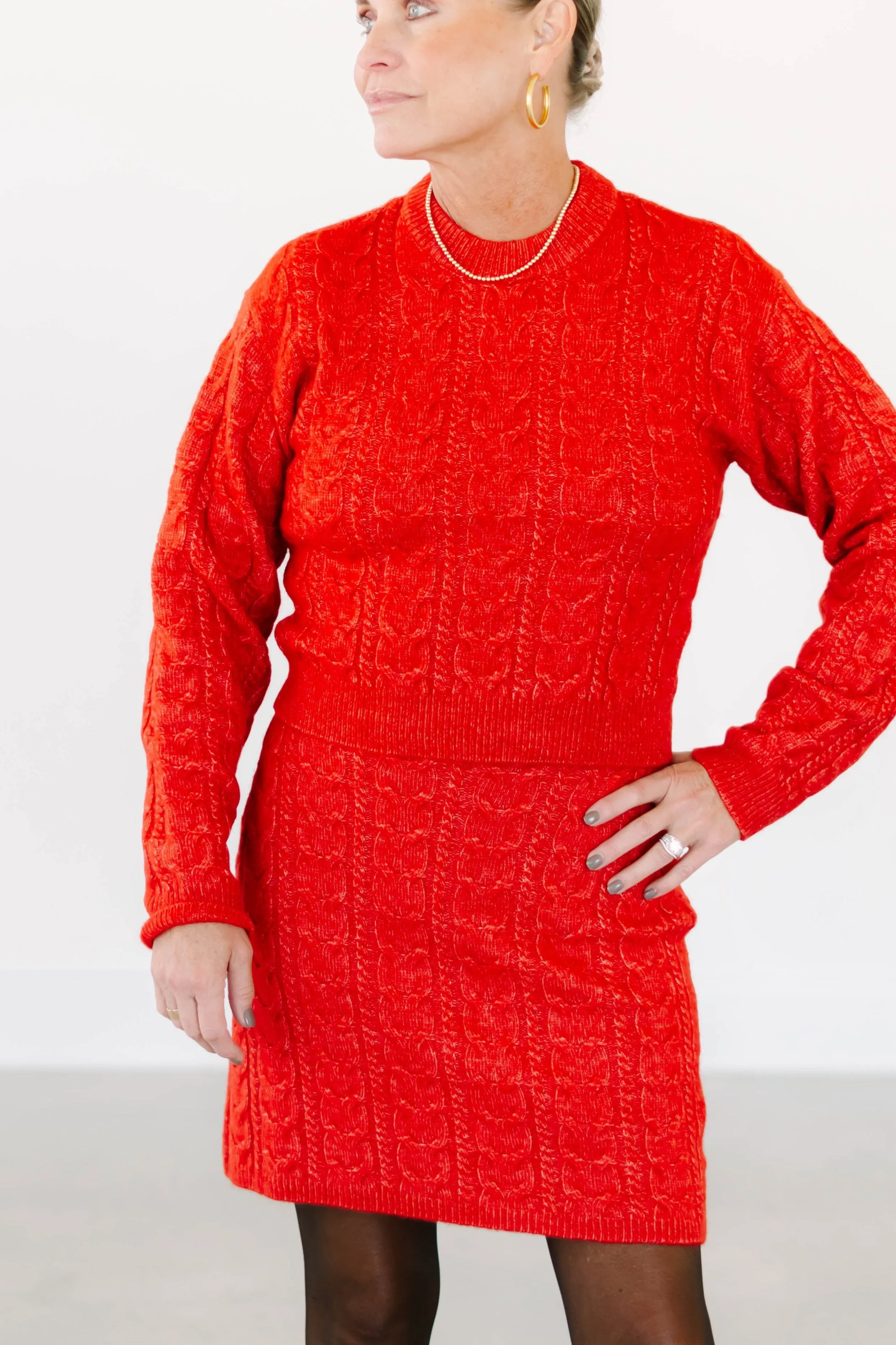 Carli Cable Knit Sweater
