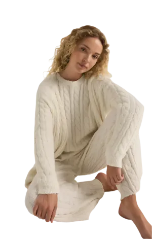 Carol Cable Knit LS