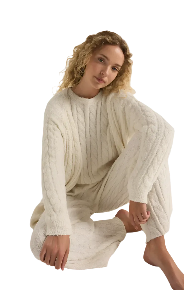Carol Cable Knit LS