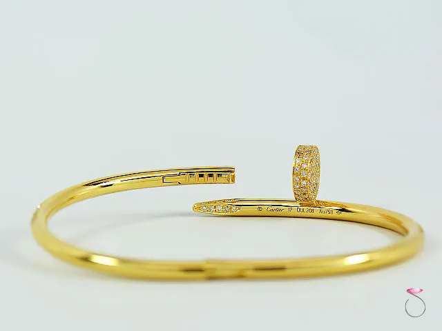 CARTIER JUSTE UN CLOU DIAMOND BRACELET, 2.26 CT.