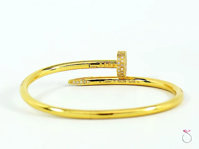 CARTIER JUSTE UN CLOU DIAMOND BRACELET, 2.26 CT.