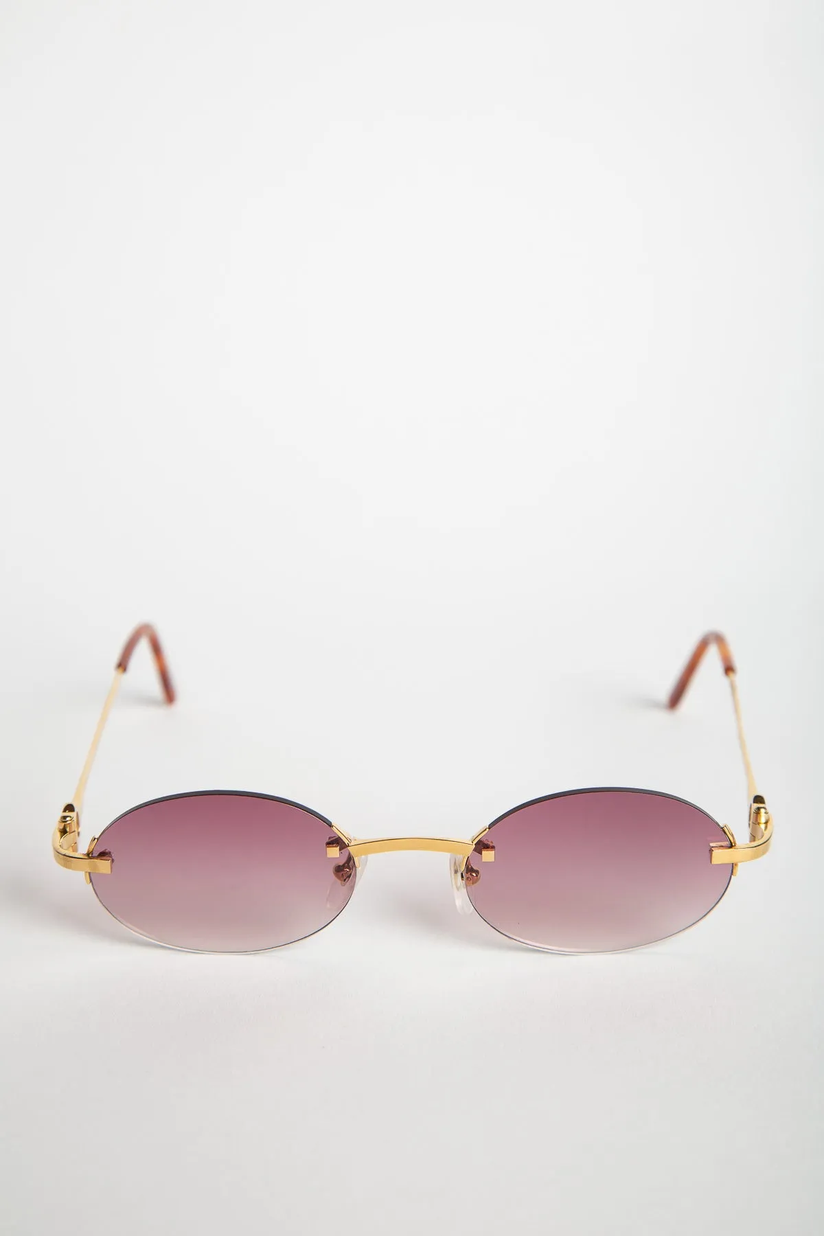 CARTIER | YELLOW GOLD RIMLESS GRADIENT SUNGLASSES