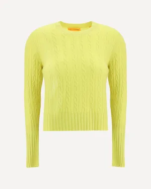 Cashmere Braided Sweater
