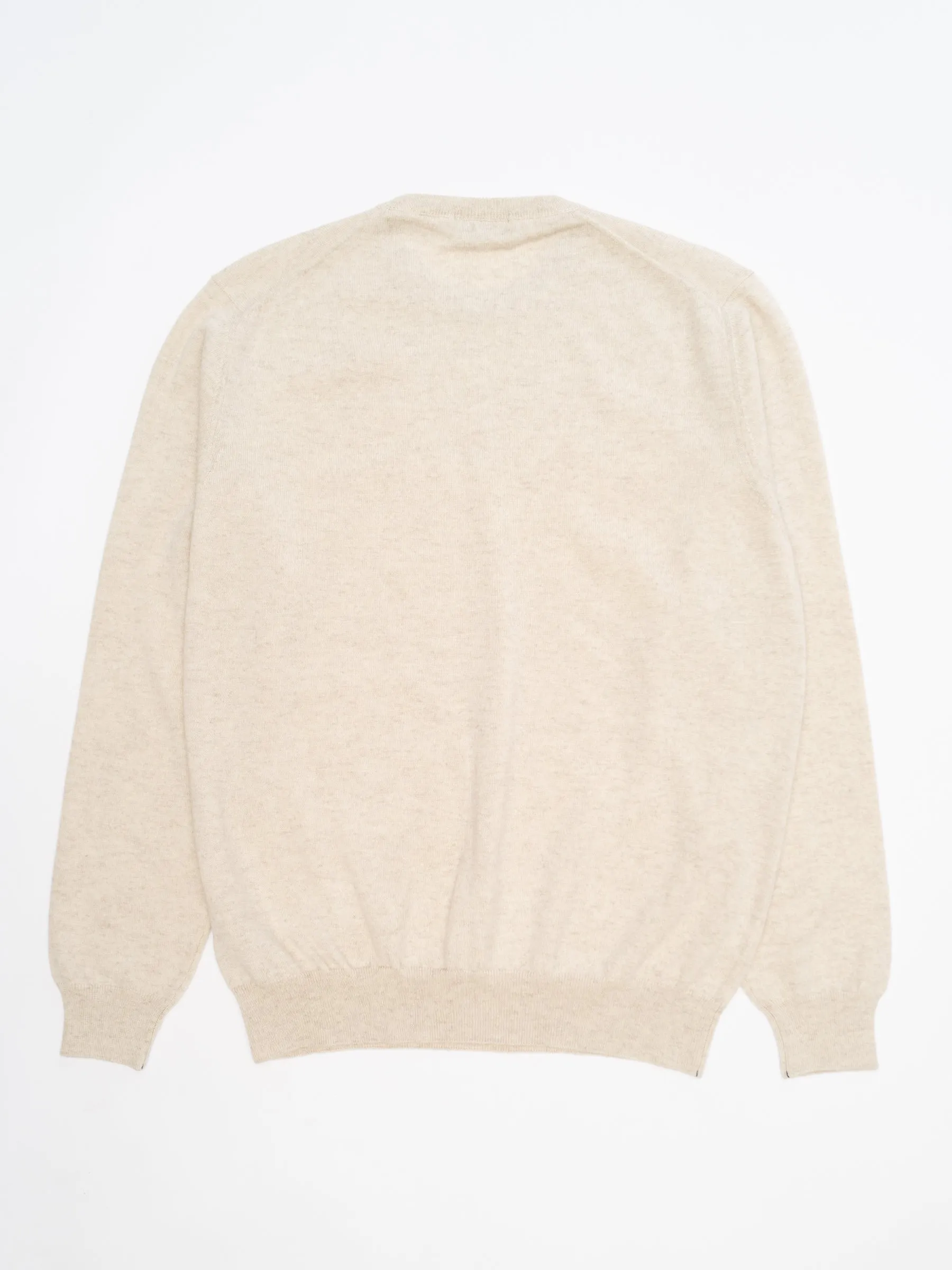 Cashmere Crew Neck Sweater - Natural
