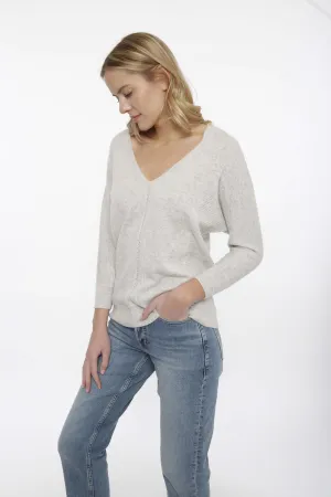 Cashmere Dolman V-neck