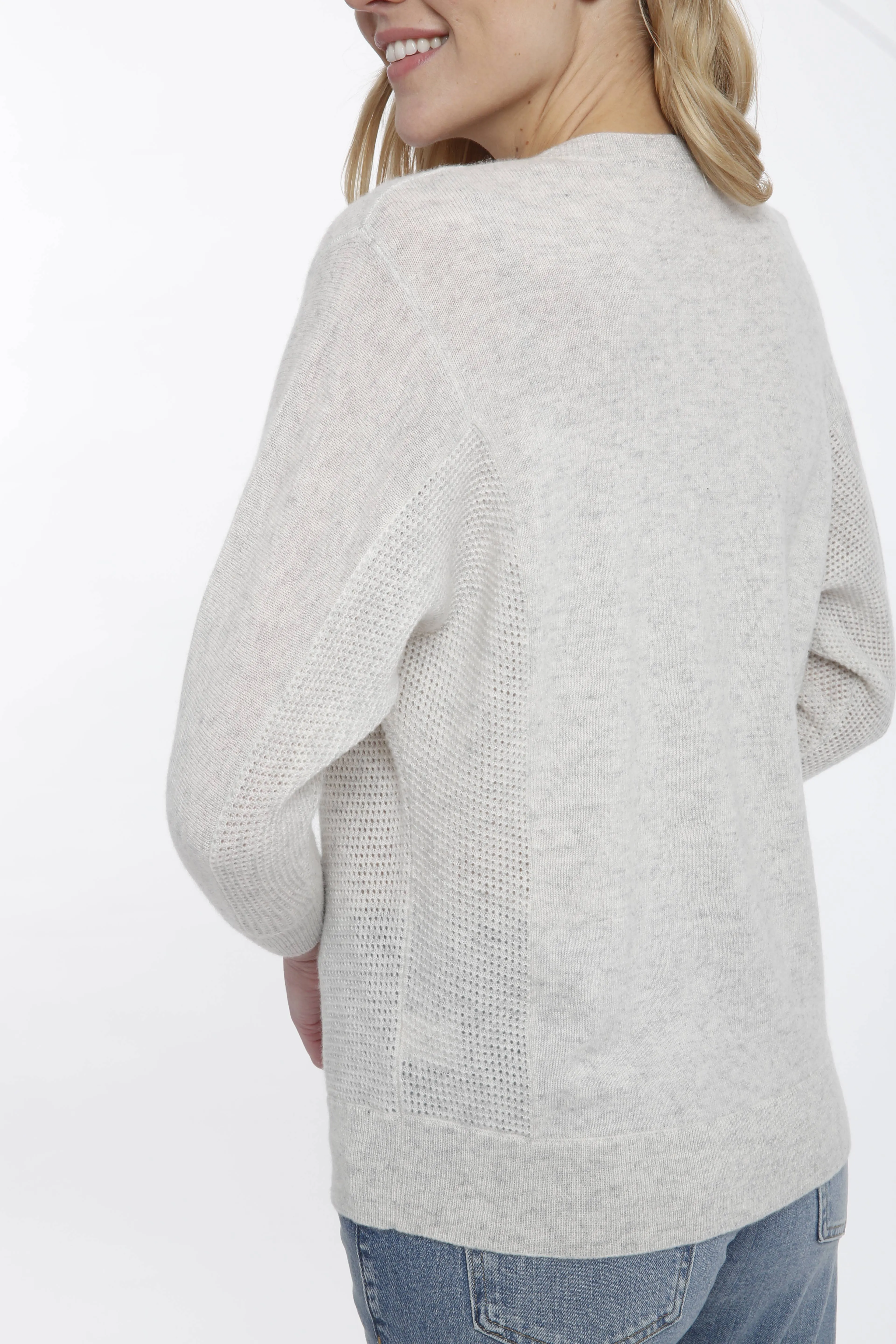 Cashmere Dolman V-neck