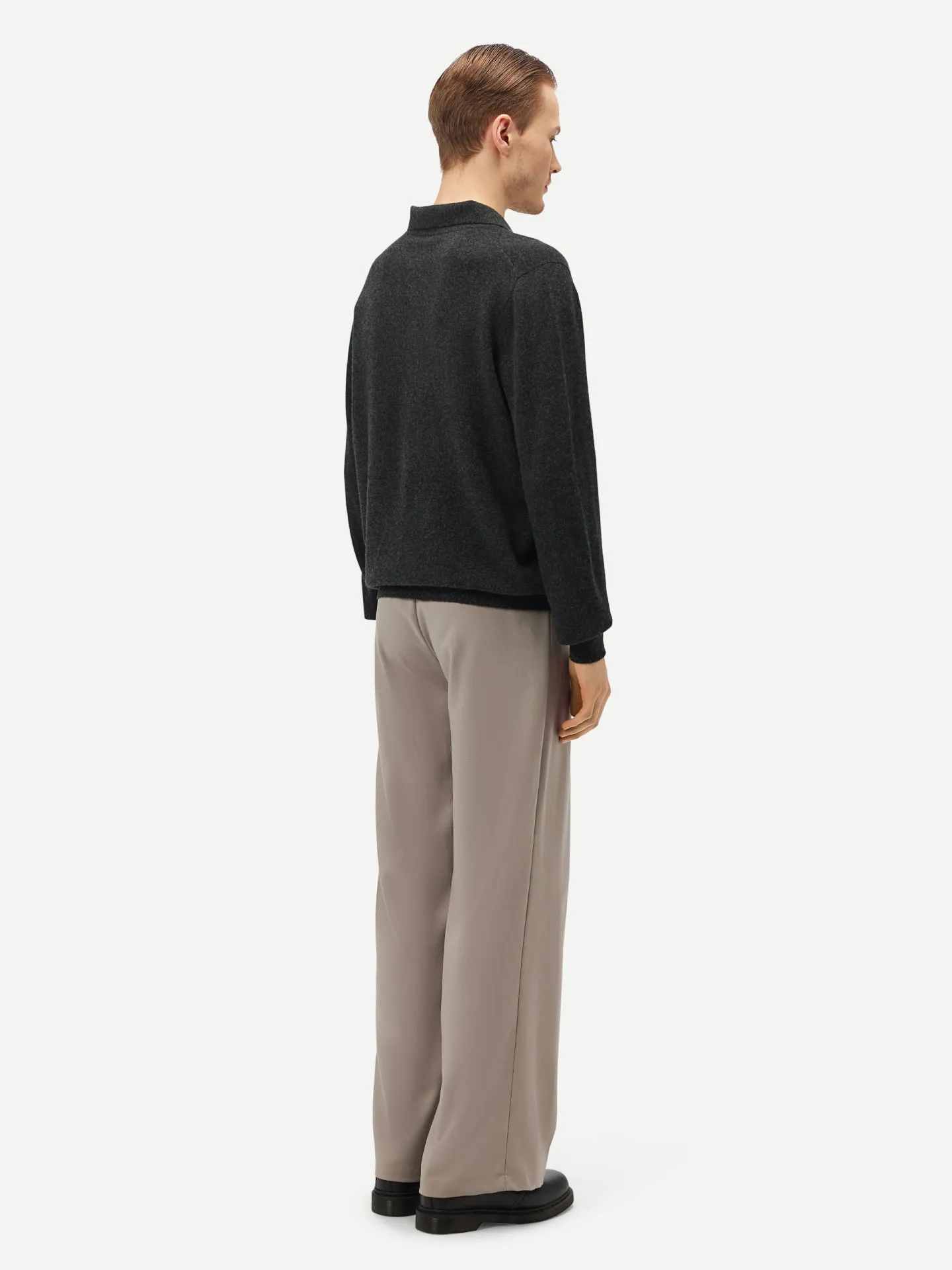 Cashmere Polo Sweater