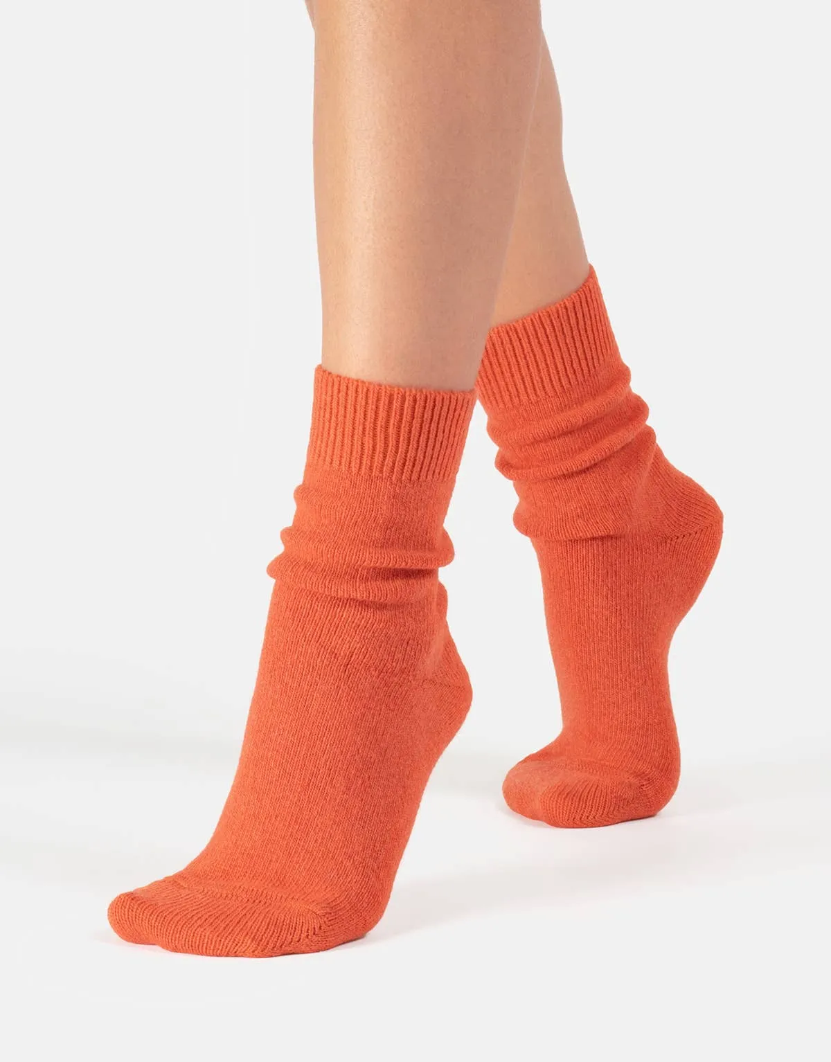 Cashmere Wool Socks in Lava Lamp