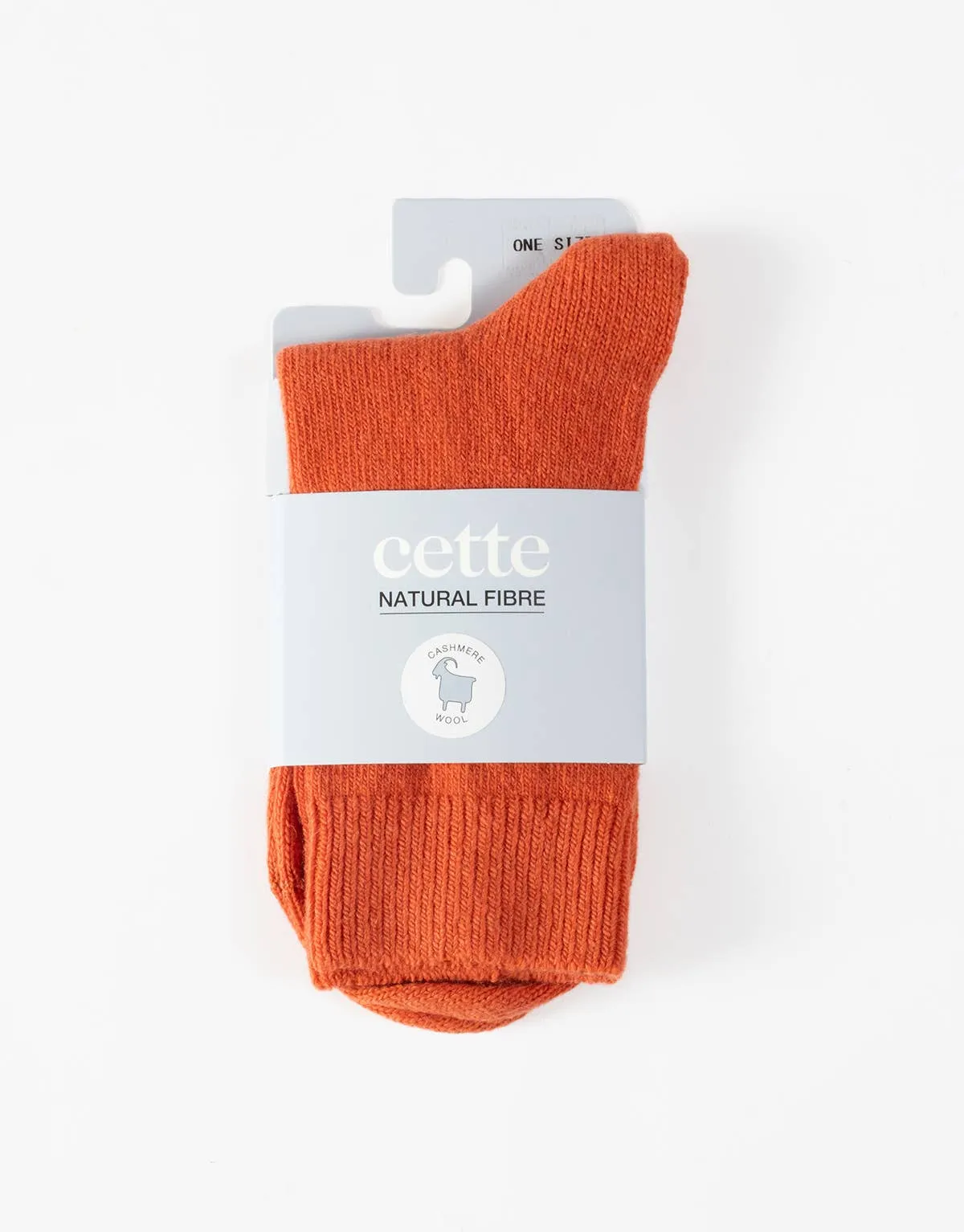 Cashmere Wool Socks in Lava Lamp