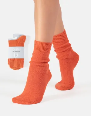Cashmere Wool Socks in Lava Lamp