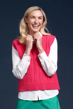 Cass Bay Vest - Pink