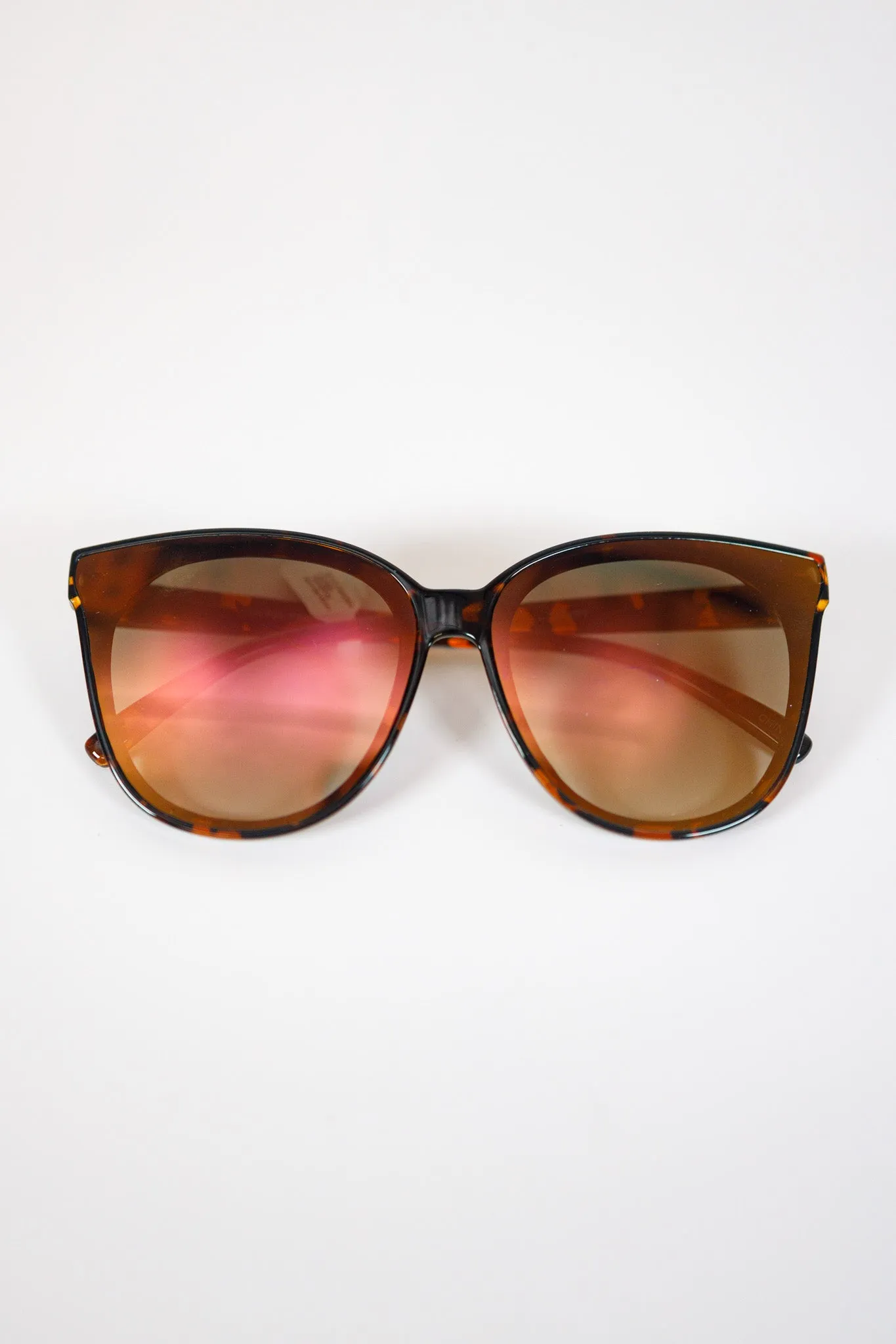 Cat Eye Mirrored Sunglasses, VARIOUS