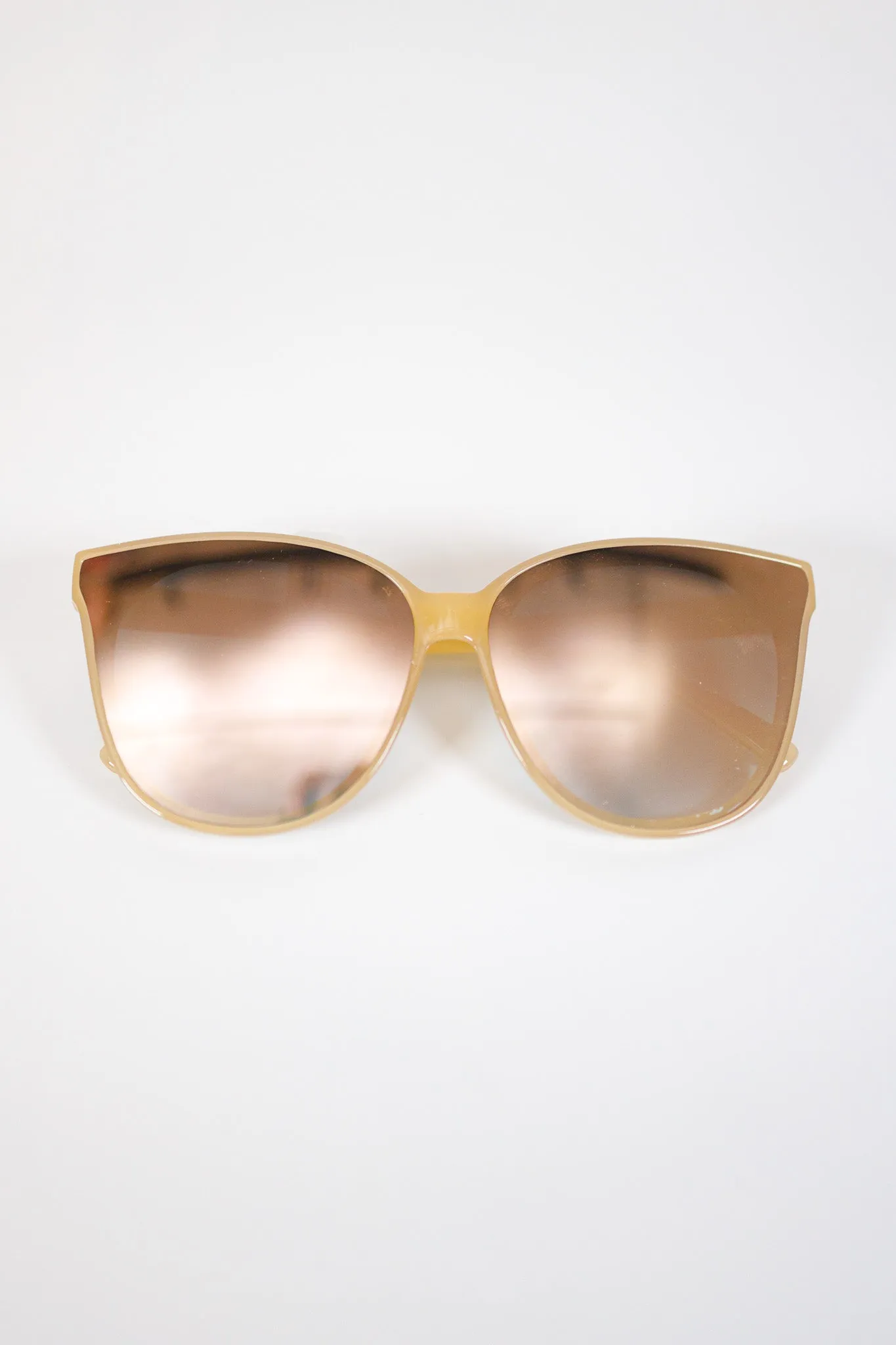Cat Eye Mirrored Sunglasses, VARIOUS