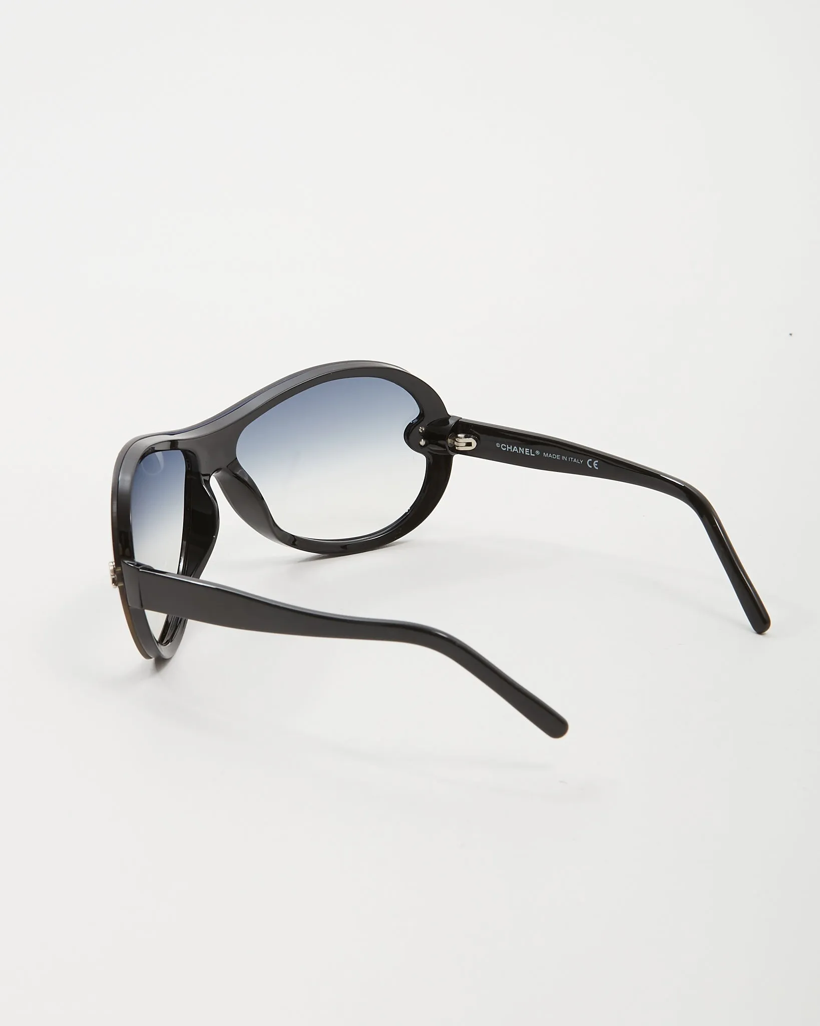 Chanel Black One Lense 5066 CC Logo Sunglasses