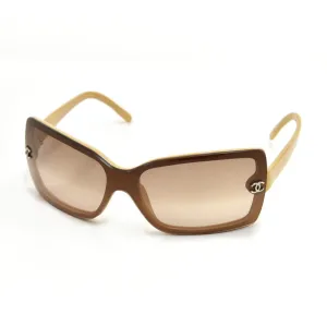 CHANEL CC GRADIENT TINT OVERSIZED SUNGLASSES