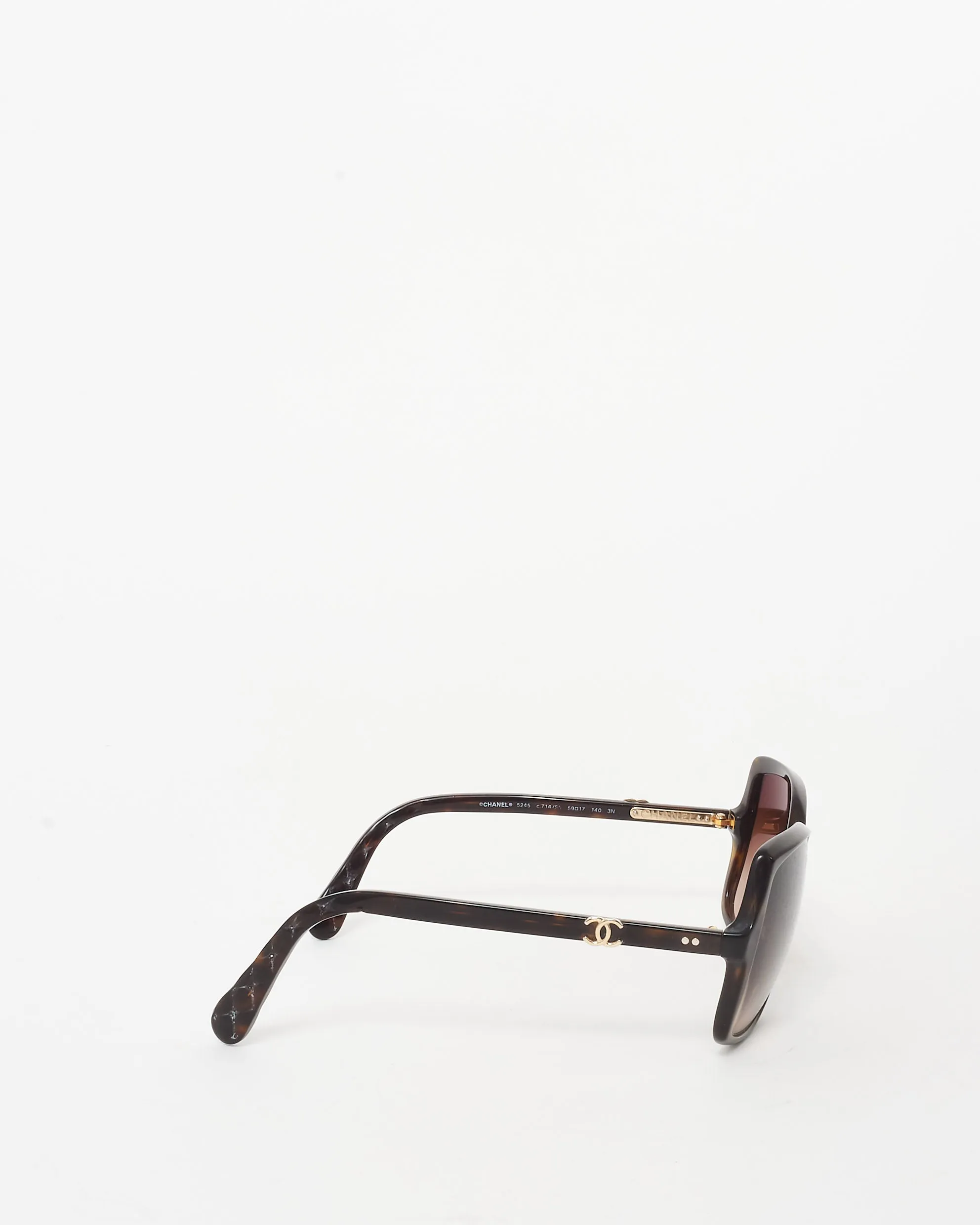 Chanel Tortoise Square Frame Logo C.714/S5 Sunglasses
