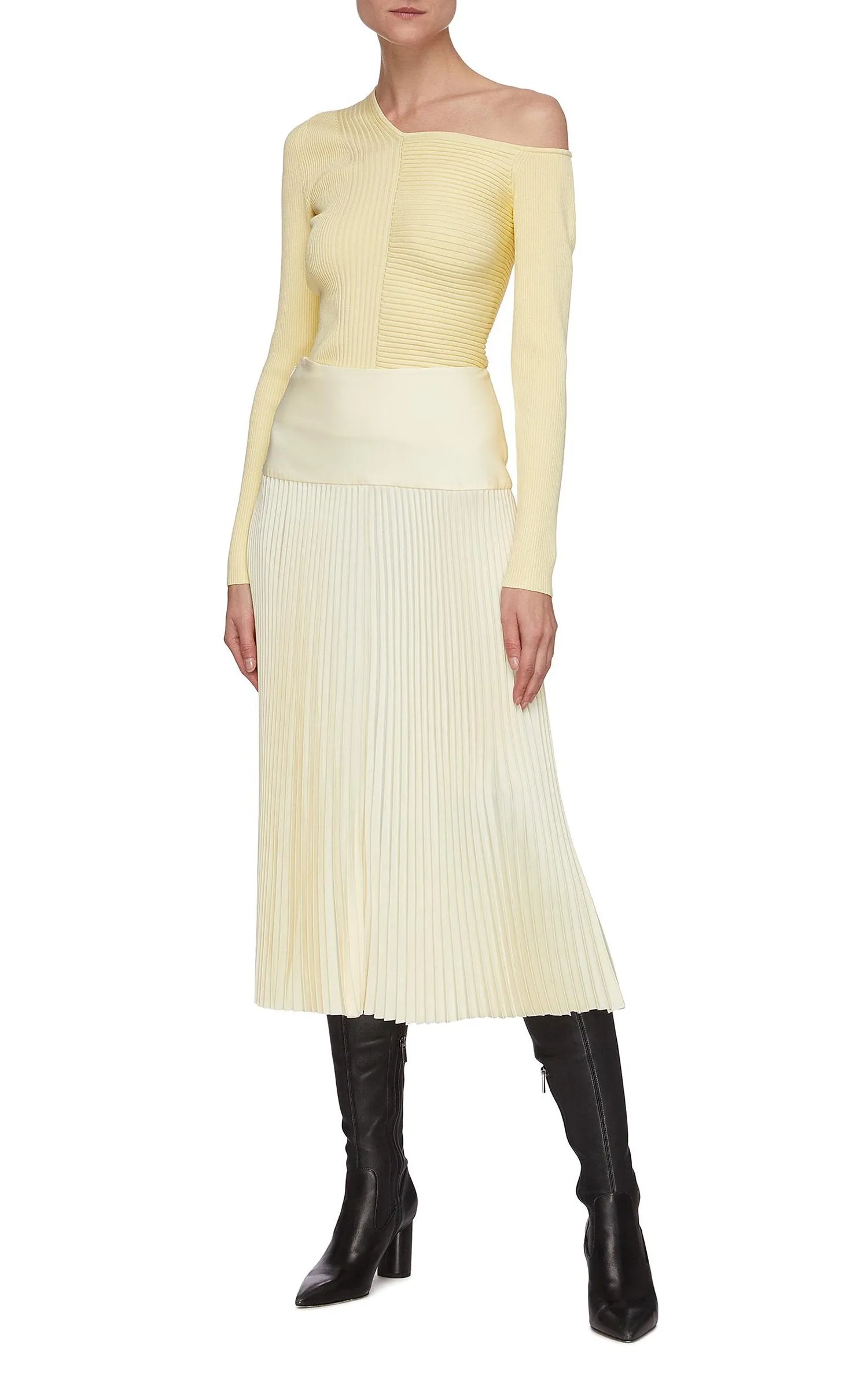 Charlie Panel Rib Knit Top