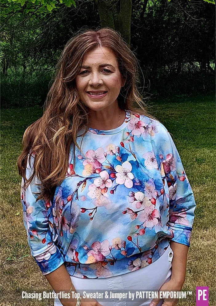 Chasing Butterflies | Batwing Top & Sweater Sewing Pattern
