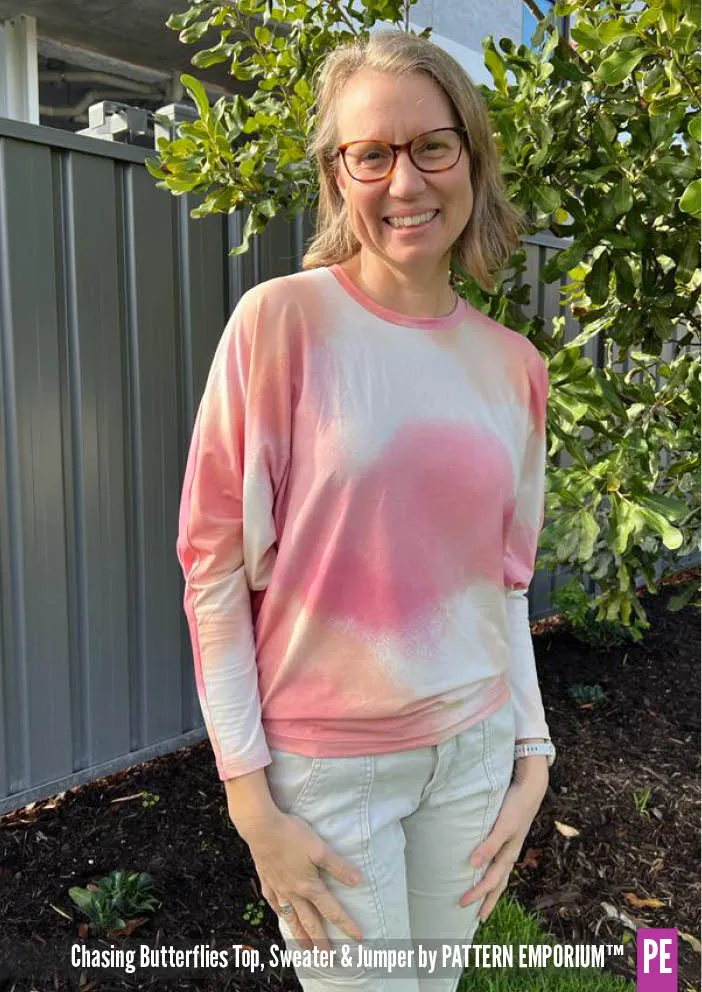 Chasing Butterflies | Batwing Top & Sweater Sewing Pattern