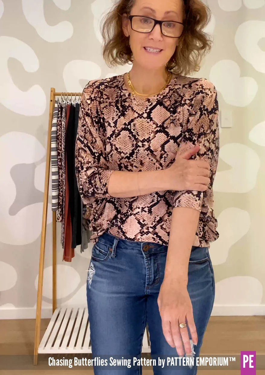 Chasing Butterflies | Batwing Top & Sweater Sewing Pattern