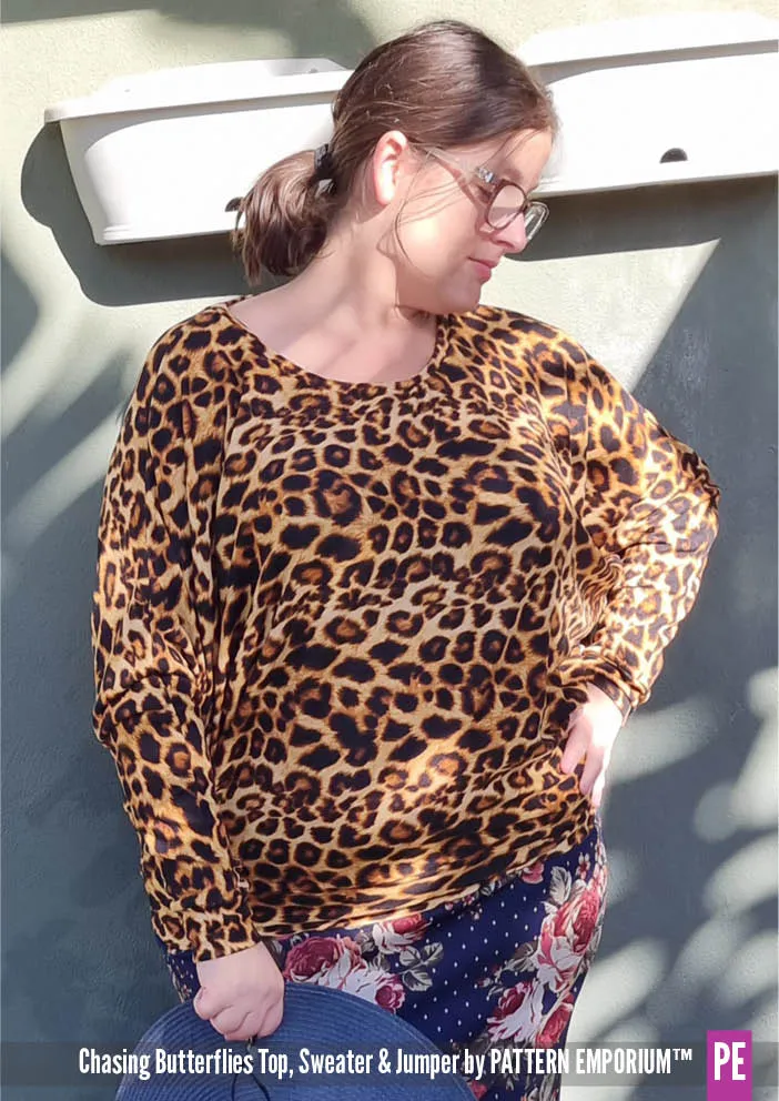 Chasing Butterflies | Batwing Top & Sweater Sewing Pattern