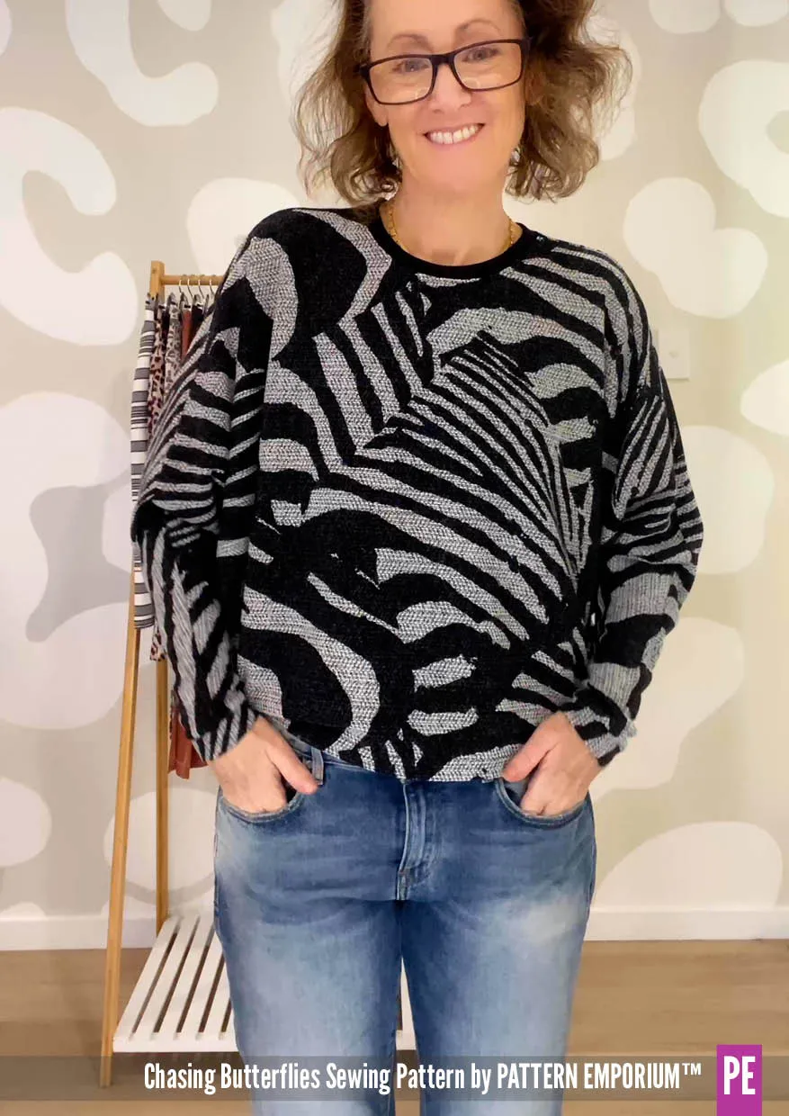 Chasing Butterflies | Batwing Top & Sweater Sewing Pattern