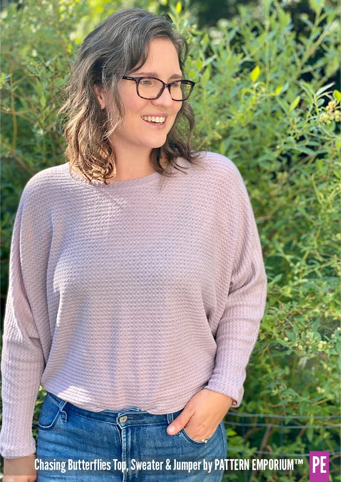 Chasing Butterflies | Batwing Top & Sweater Sewing Pattern