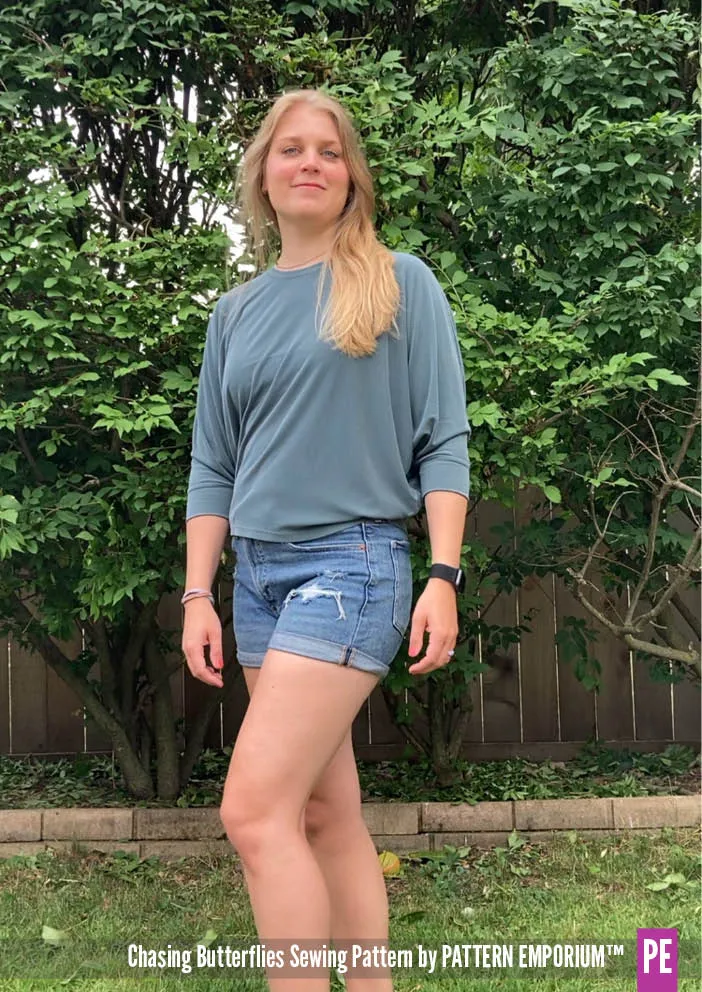 Chasing Butterflies | Batwing Top & Sweater Sewing Pattern
