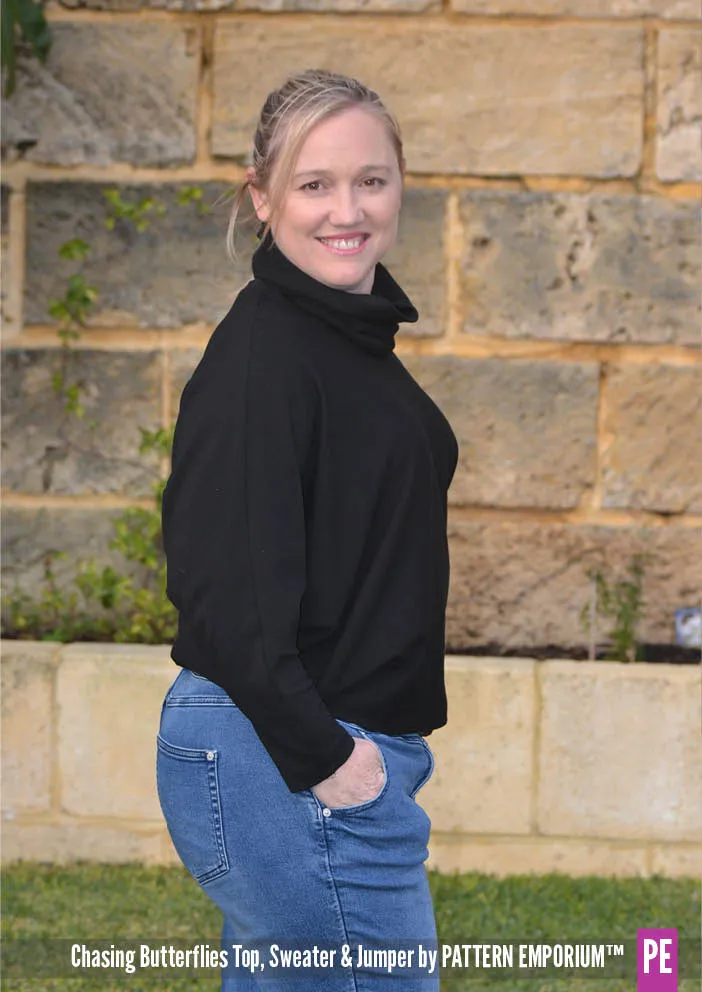Chasing Butterflies | Batwing Top & Sweater Sewing Pattern