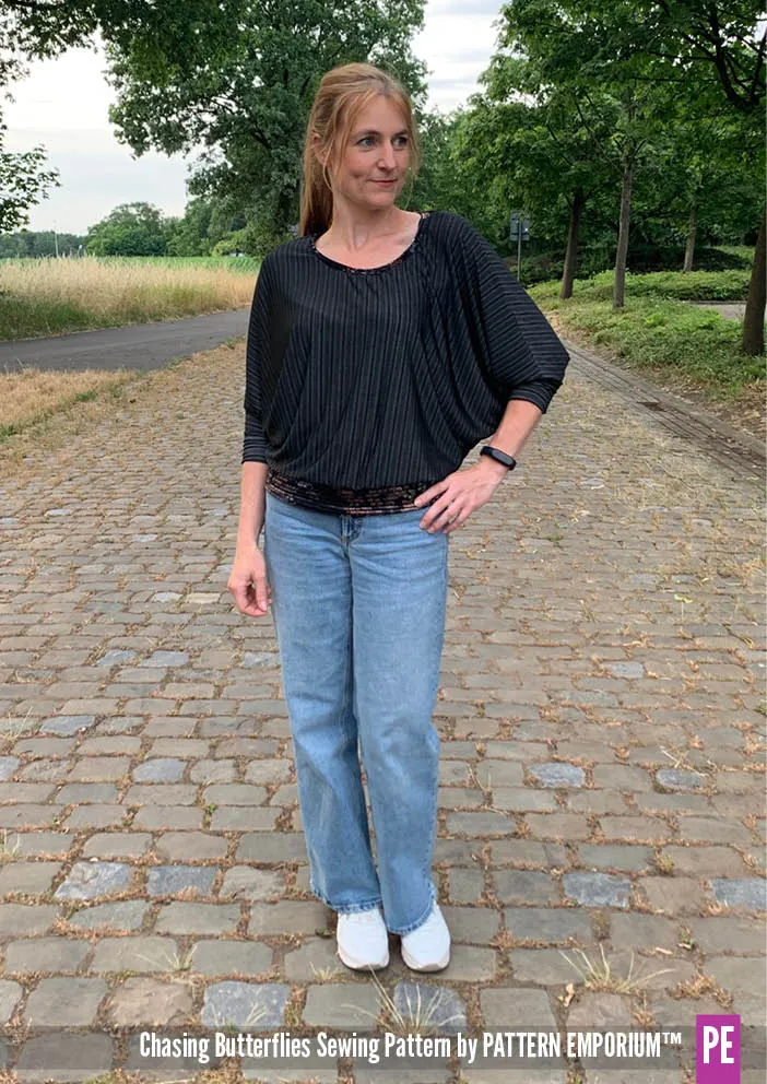 Chasing Butterflies | Batwing Top & Sweater Sewing Pattern