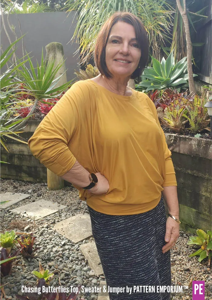 Chasing Butterflies | Batwing Top & Sweater Sewing Pattern