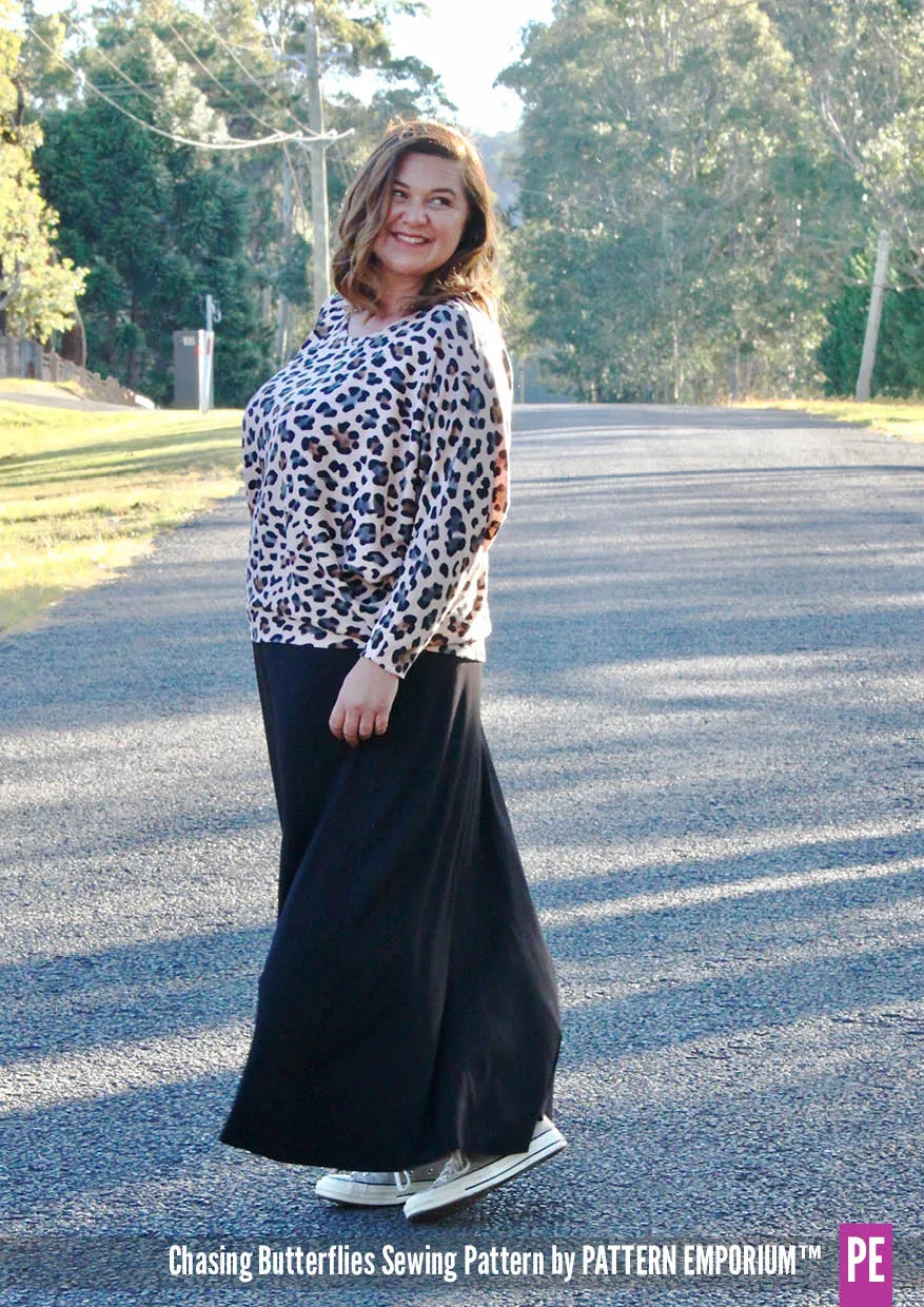 Chasing Butterflies | Batwing Top & Sweater Sewing Pattern