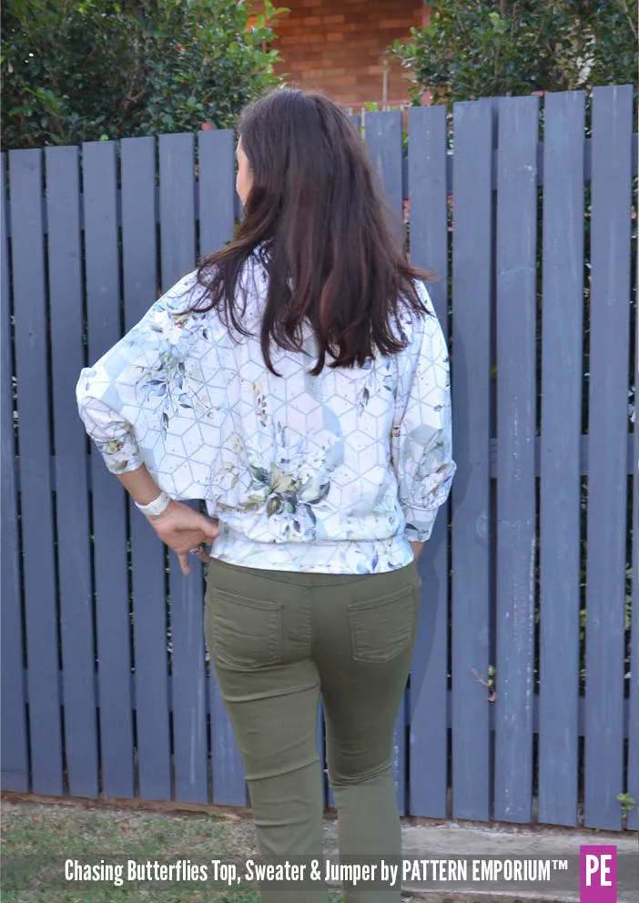 Chasing Butterflies | Batwing Top & Sweater Sewing Pattern