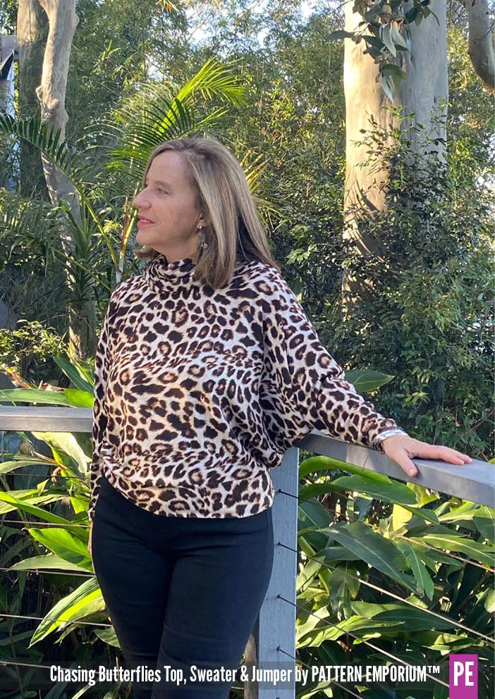 Chasing Butterflies | Batwing Top & Sweater Sewing Pattern