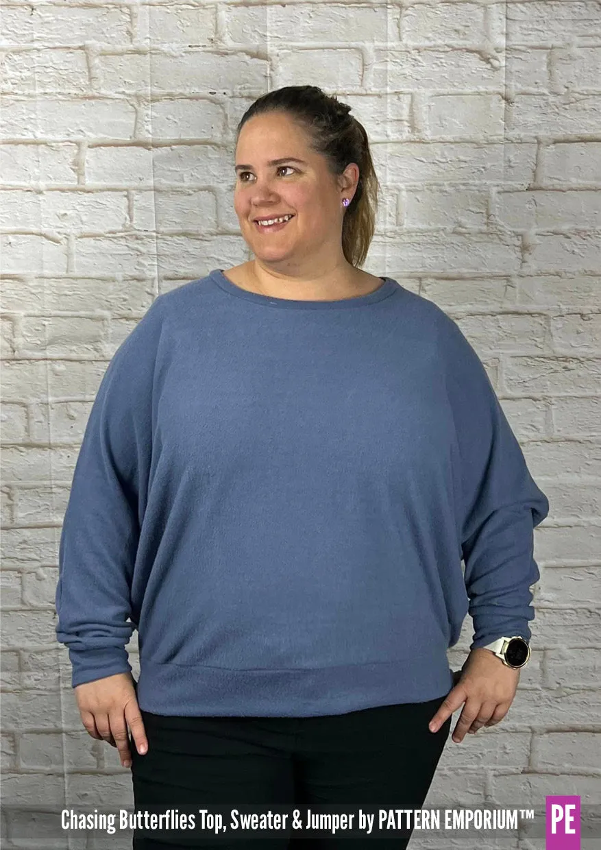 Chasing Butterflies | Batwing Top & Sweater Sewing Pattern