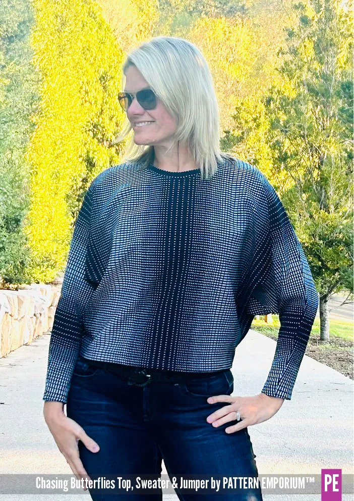 Chasing Butterflies | Batwing Top & Sweater Sewing Pattern
