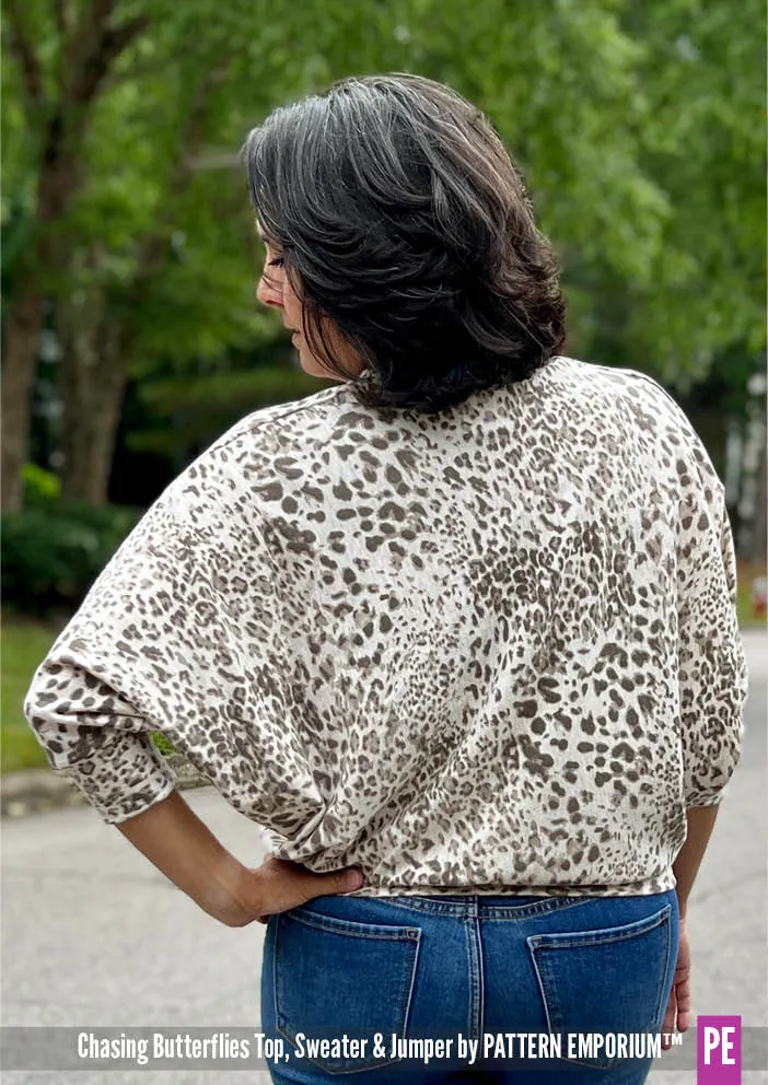 Chasing Butterflies | Batwing Top & Sweater Sewing Pattern